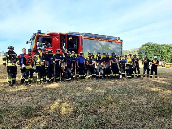 Respekt den Rettern - in Breitenbach hat man die Kameraden der Feuerwehr geehrt (Foto: Stadt Leinefelde-Worbis)