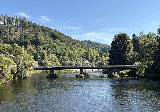 Die Saale bei Ziegenrück (Foto: oas) Die Saale bei Ziegenrück (Foto: oas)