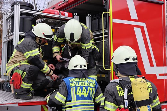 Feuerwehreinsatz in Heiligenstadt (Foto: Feuerwehr Heiligenstadt) Feuerwehreinsatz in Heiligenstadt (Foto: Feuerwehr Heiligenstadt)