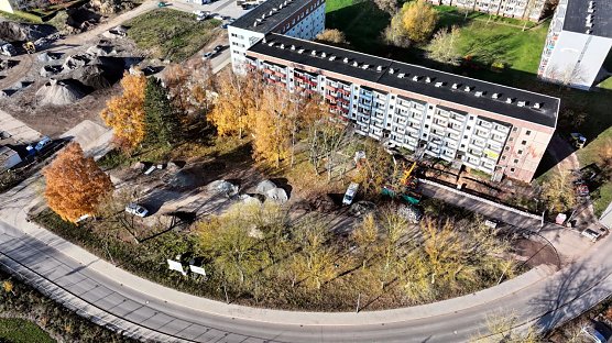 Der "Blumenblock" soll zum Highlight der Landesgartenschau werden (Foto: Stadt Leinefelde-Worbis)