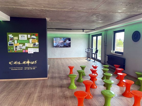 Das Loft in der oberen Etage des Blumenblocks.  (Foto: Ren&eacute; Wei&szlig;bach)