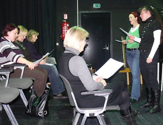 Kanon gesungen (Foto: C. Wille)