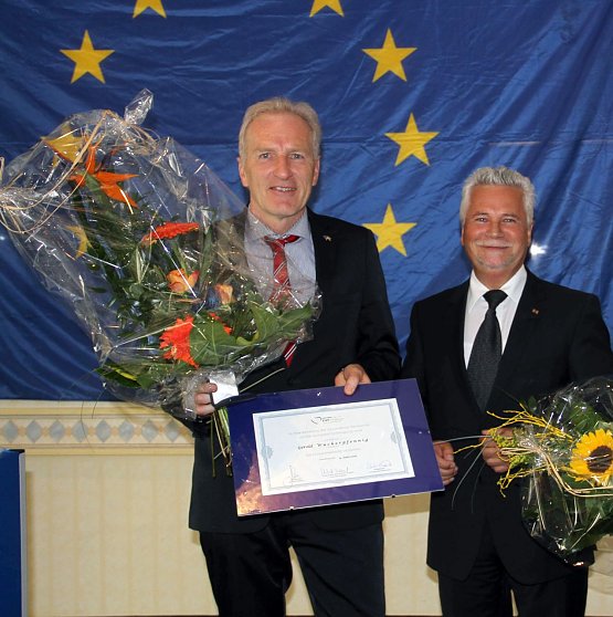 Bild: Europamedaille f&uuml;r Gerold Wucherpfennig