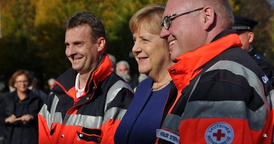 Bild: Erinnerungsfoto f&uuml;rs DRK