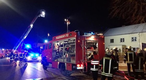 Bild: Feuerwehreinsatz in Beuren
