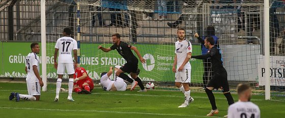 Bild: Und das ist das 0:1 f&uuml;r Wacker