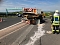 Umgekippter Lkw auf der A38