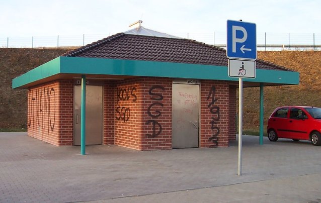 Bild: Beschmiert
