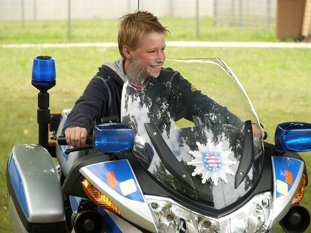 Bild: Tag der offenen T&uuml;r bei der Polizeidirektion Nordhausen