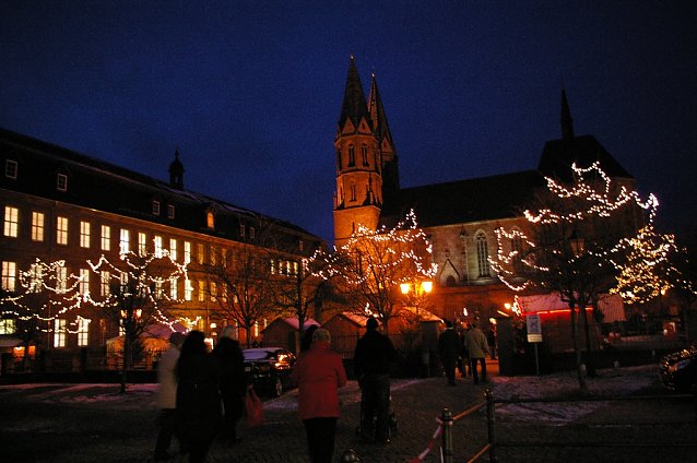 Bild: Weihnachtsmarkt im Barockgarten