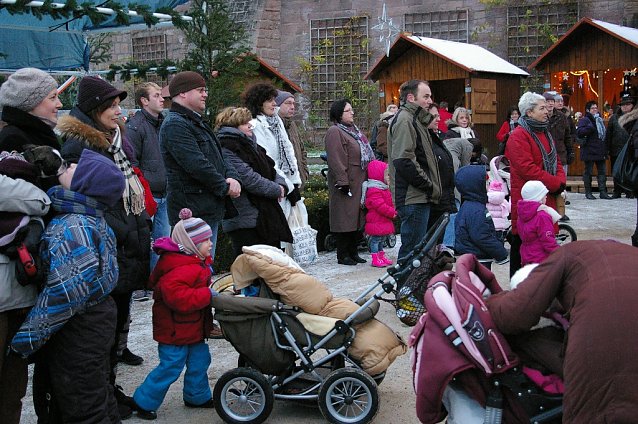 Bild: Weihnachtsmarkt im Barockgarten