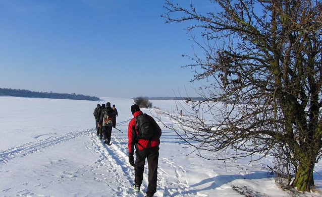 Bild: 97 km voraus - hinter Kolonie Waldheil