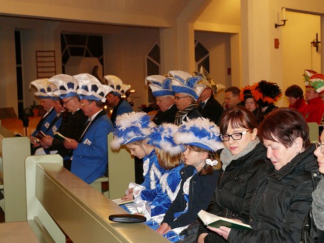 Bild: Karnevalistenmesse in Leinefelde