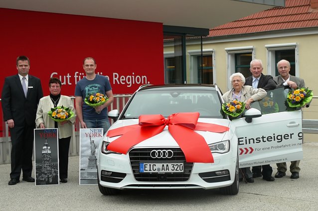 Bild: Gewinner Kreissparkasse PS-Los