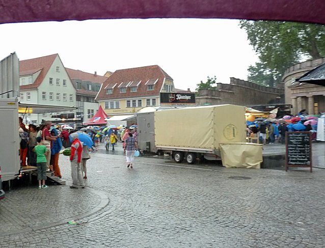 Bild: Im Regen versunken
