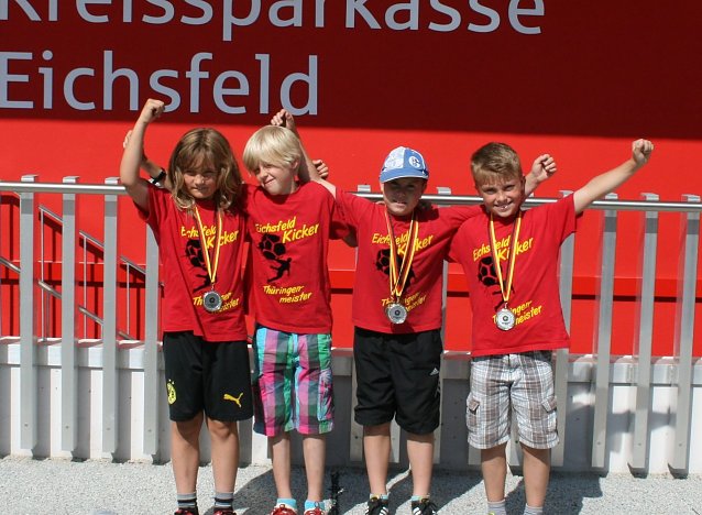 Bild: Freude bei den Eichsfeld-Kickern