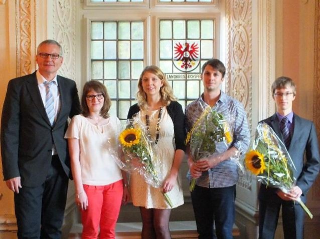 Bild: Abschluss im Landratsamt