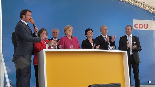 Bild: Angela Merkel in Leinefelde