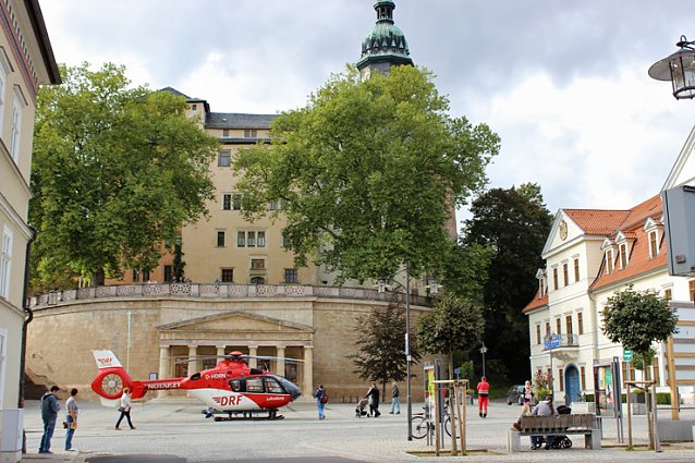 Bild: Landeplatz Markt Sondershausen