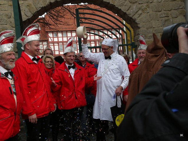 Bild: Karnevalsbeginn in Worbis