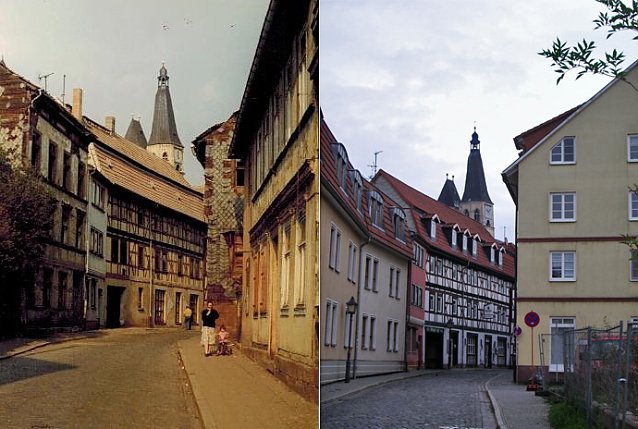 Bild: Damals und jetzt: Blick zum Nordh&auml;user Dom