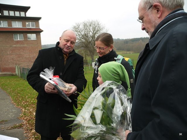 Bild: 400 000. Besucher Grenzanlagen