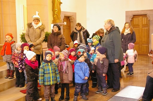 Bild: Probe in der Kirche