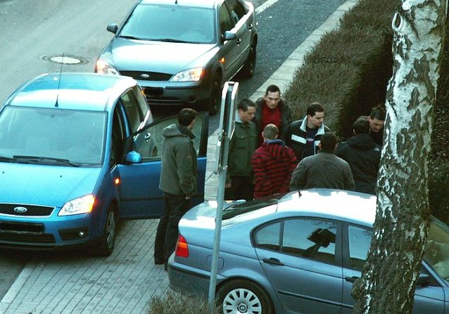 Bild: Festnahme des mutma&szlig;lichen R&auml;ubers