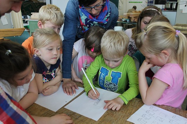 Bild: Kinder bei der Lebenshilfe