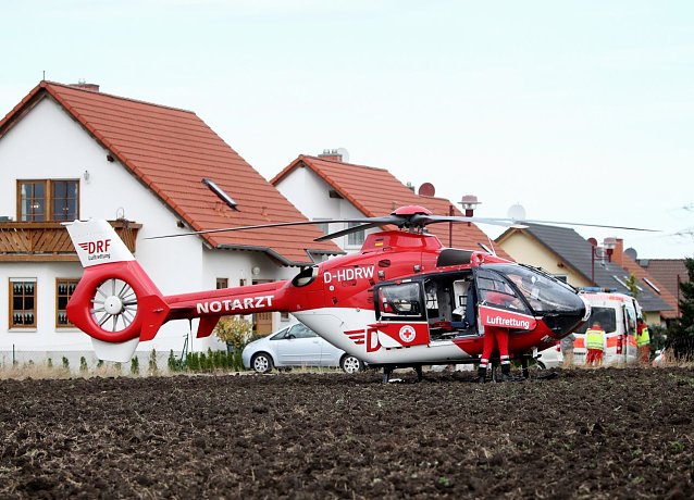 Bild: Der schnellste am Einsatzort - Rettungshubschrauber Christoph 37