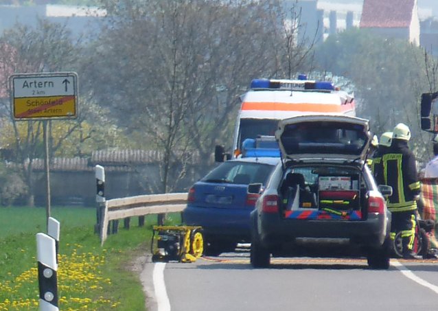 Bild: Unfall bei Sch&ouml;nfeld