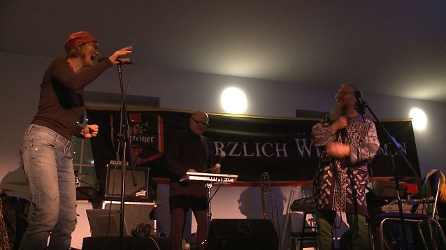 Bild: Zum Nordh&auml;user JazzRabazz geh&ouml;rt immer auch ein wenig Experiment - hier mit G&uuml;nther Heinz, Frank Niehusmann und Sikle Gonska