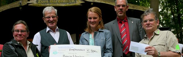 Bild: B&auml;rensommernacht - Spenden&uuml;bergabe
