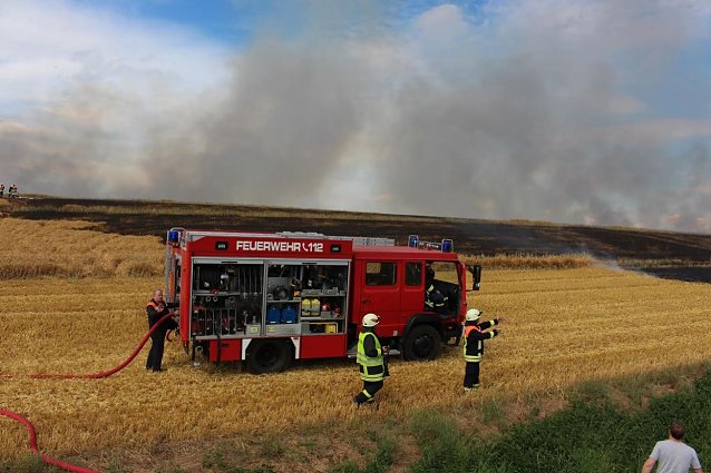 Bild: Feldbrand 