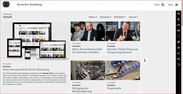 Bild: Internet Bundestag