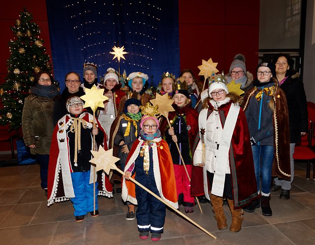 Bild: Sternsinger in Helsmdorf