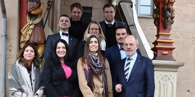 Bild: Delegation mit B&uuml;rgermeister Nolte