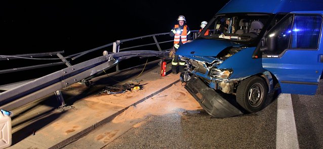 Bild: Unfall auf Etzelsbachbr&uuml;cke
