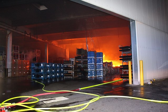 Bild: Gro&szlig;feuer in Heiligenstadt