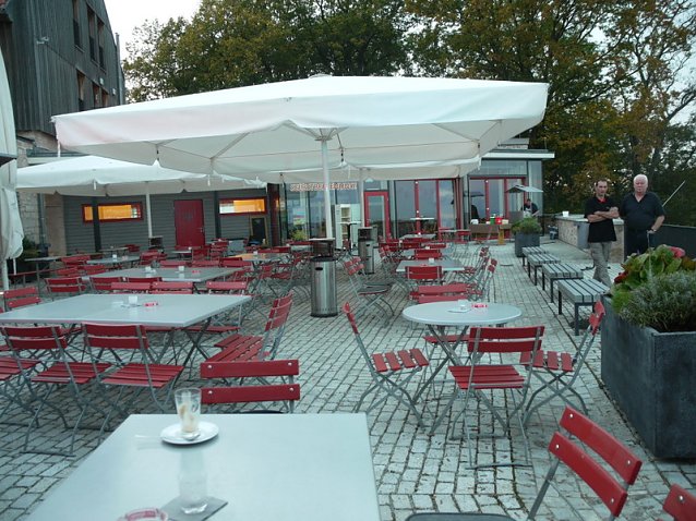 Bild: Terrasse auf Burg Scharfenstein