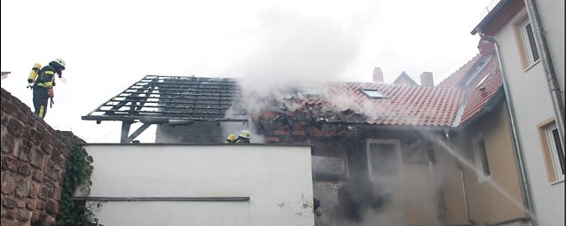 Bild: Wohnhausbrand