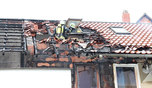 Bild: Wohnhausbrand