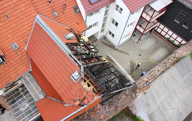 Bild: Wohnhausbrand