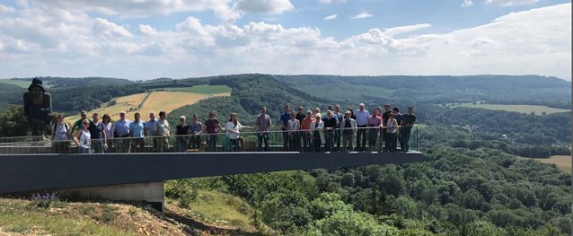 Bild: Auf dem Skywalk