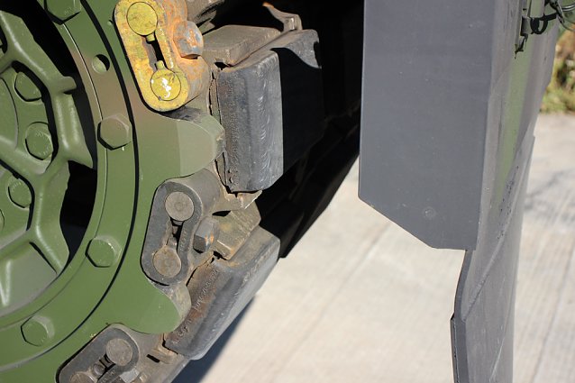 Bild: Panzer in Richtung Litauen verladen