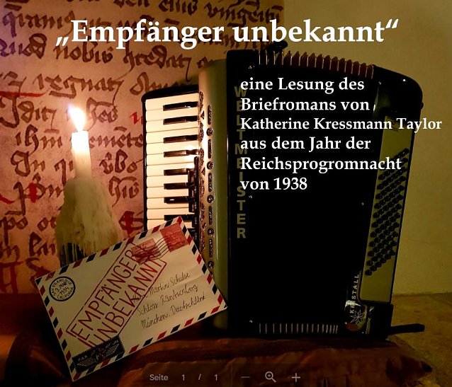 Bild: Lesung