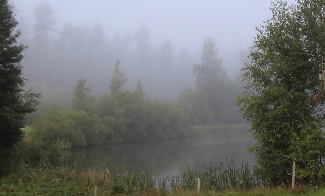 Bild: Teich in Humelstad (Schweden)