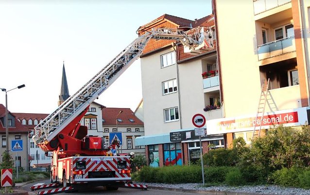 Bild: Brand in Heiligenstadt