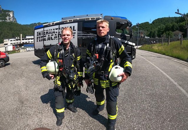 Bild: Zum Training in der Schweiz