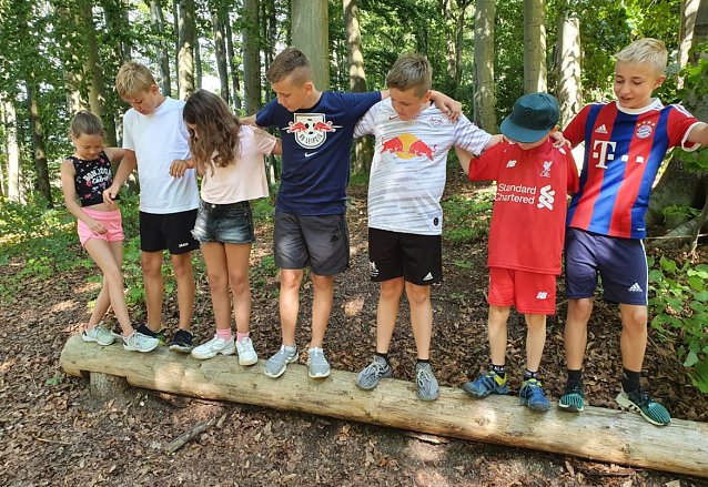 Bild: Balance im Camp